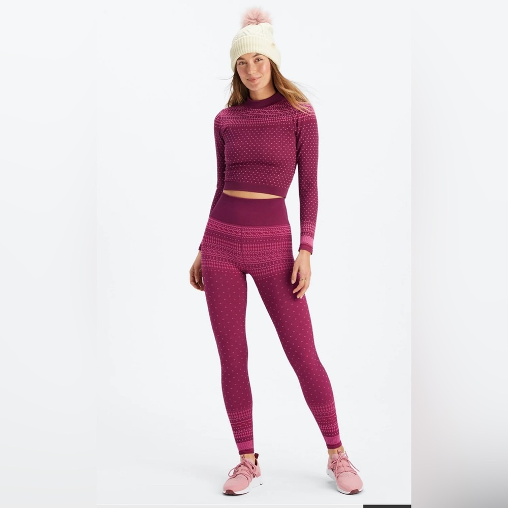 Fabletics Holly Seamless Long-Sleeve Top and Pants Set - cool weather is coming!